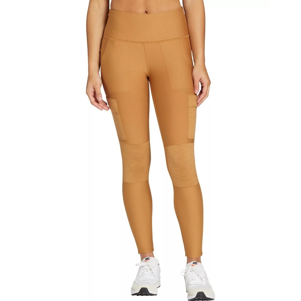 Alpine Design Women's Selina High Rise Tights Orange XL NWT Pockets